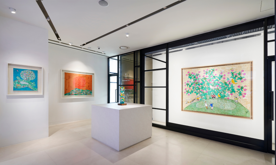 이왈종 작가의 작품 전시장 이미지