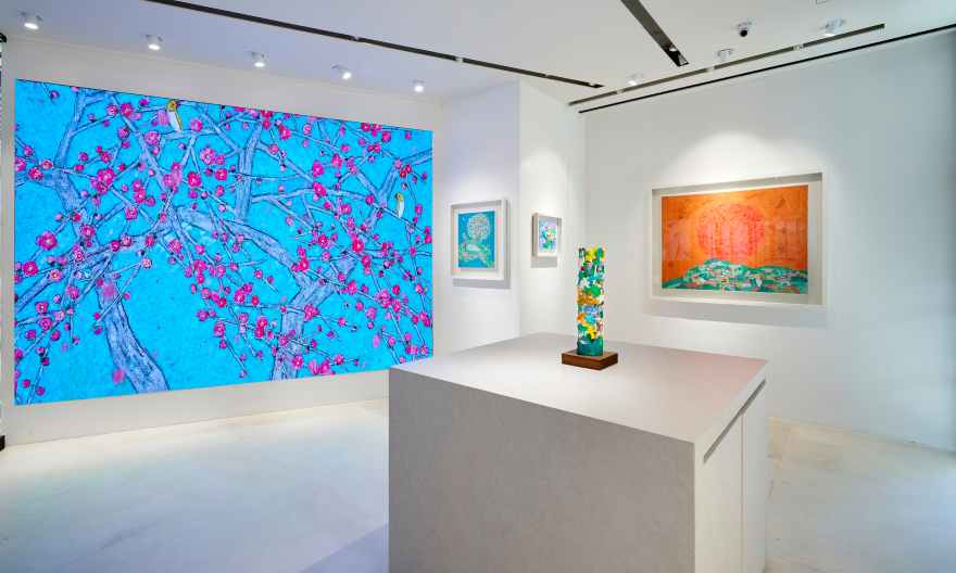 이왈종 작가의 작품 전시장 이미지