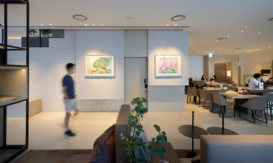 이왈종 작가의 작품 전시장 이미지