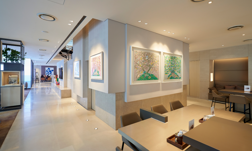 이왈종 작가의 작품 전시장 이미지