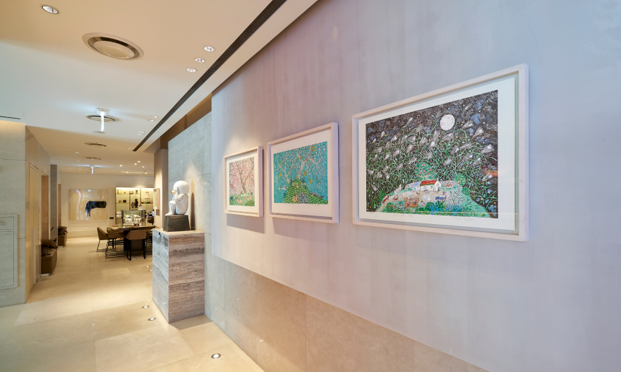 이왈종 작가의 작품 전시장 이미지